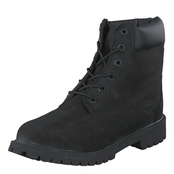 6 Inch Premium Waterproof Black Nubuck Mono