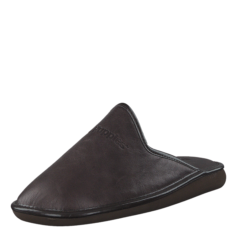 Leather Slipper BROWN