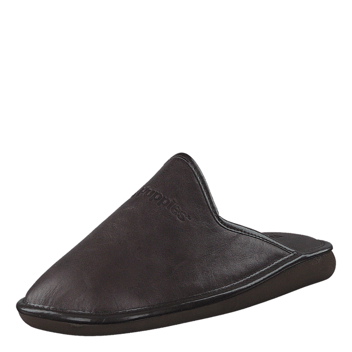 Leather Slipper BROWN