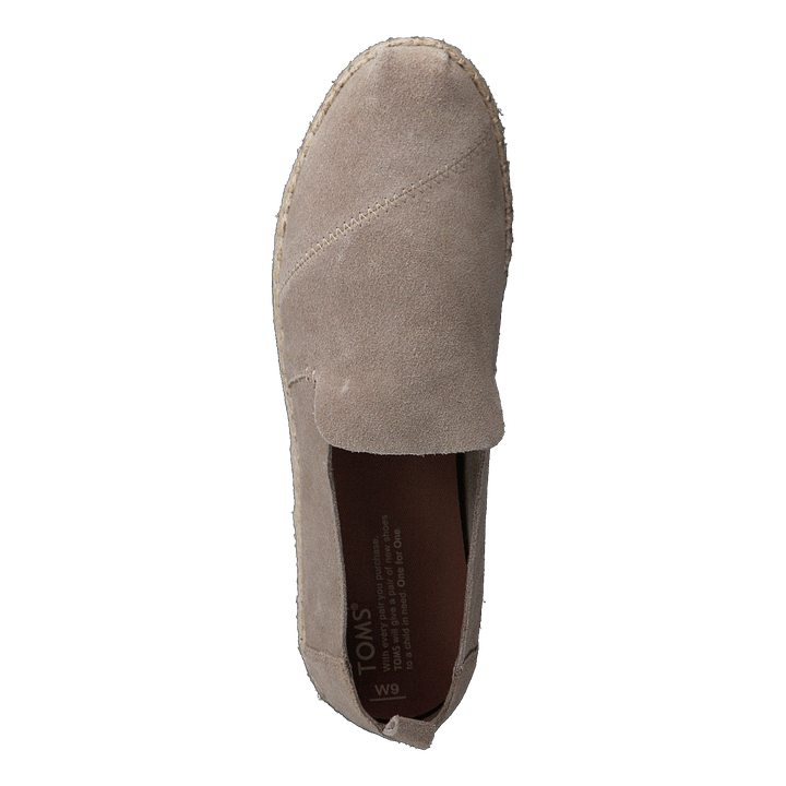 Decontructed Alpergata Taupe Suede