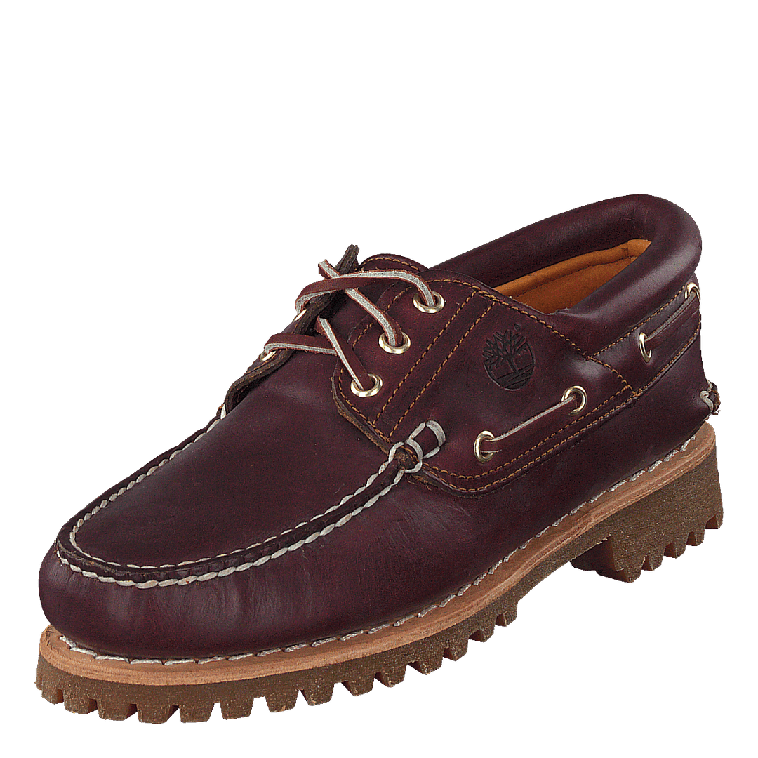 Authentics 3 Eye Classic Burgundy Pull Up