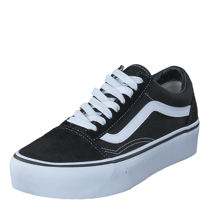 UA Old Skool Platform Black/White