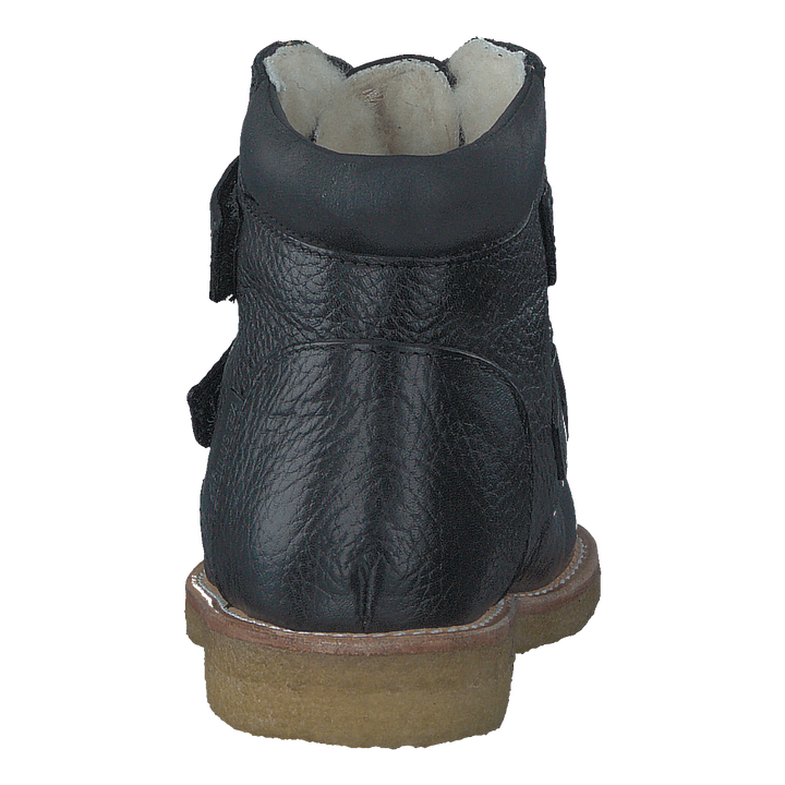 First Tex boot with velcro 2504/1652 Black/Black