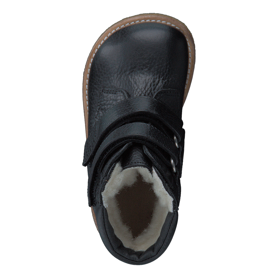 First Tex boot with velcro 2504/1652 Black/Black