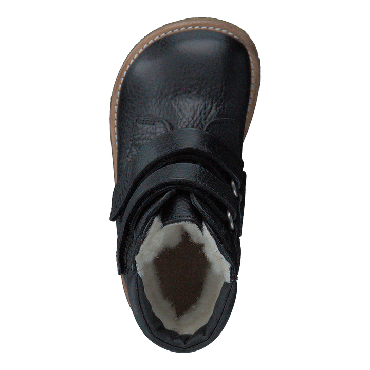 First Tex boot with velcro 2504/1652 Black/Black