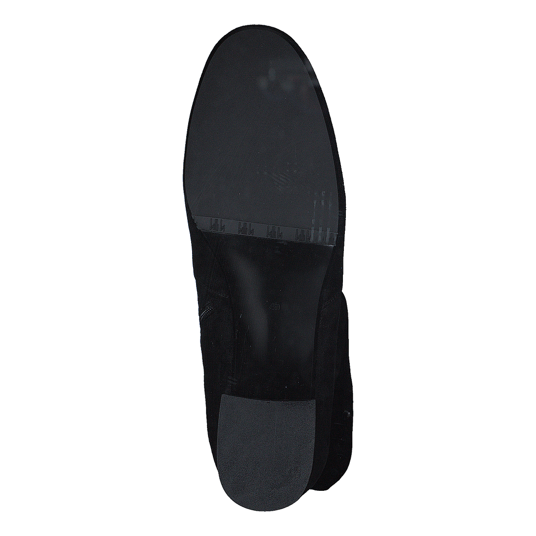 500 Black Suede Stretch Black