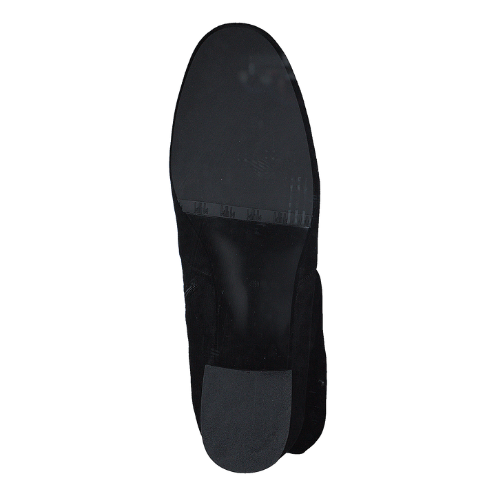 500 Black Suede Stretch Black