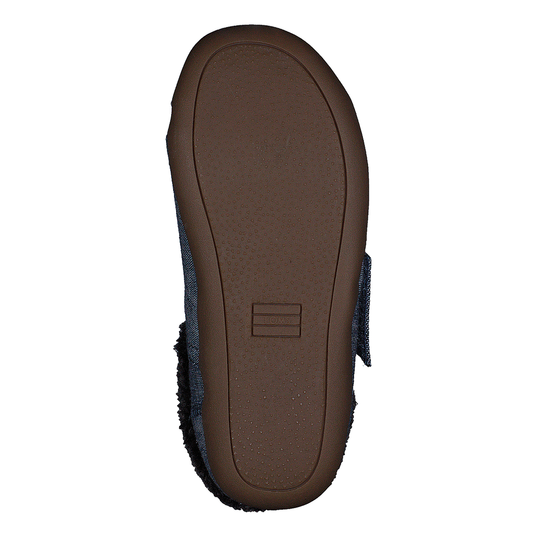 House Slipper Tiny Navy Chambray