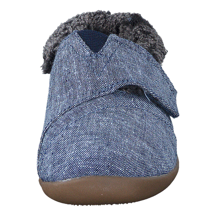 House Slipper Tiny Navy Chambray