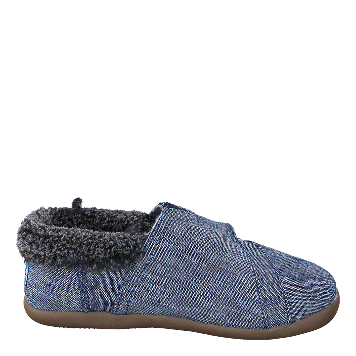 House Slipper Tiny Navy Chambray