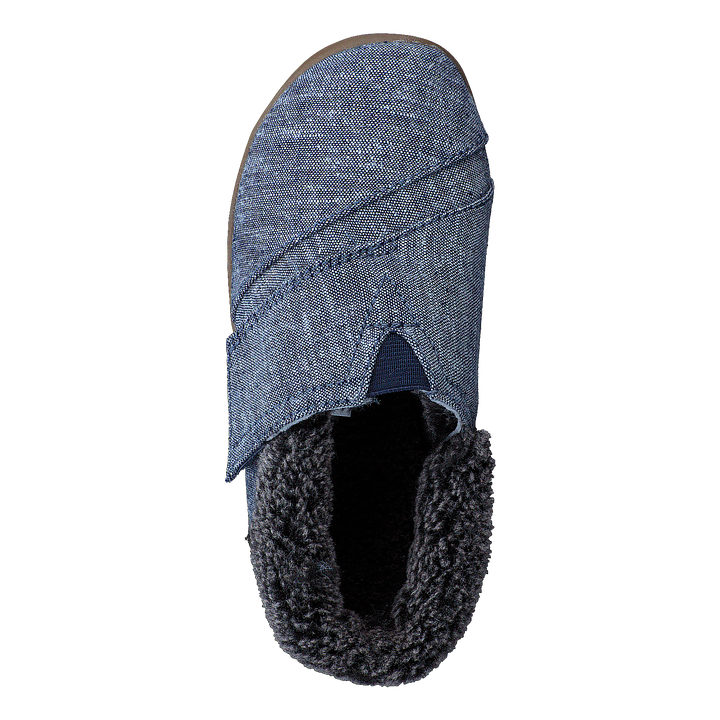 House Slipper Tiny Navy Chambray