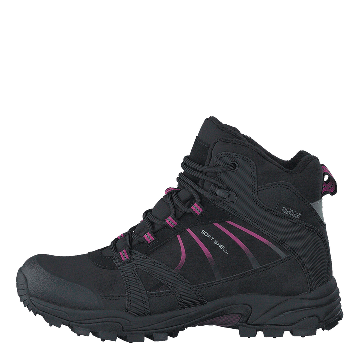 430-4401 Waterproof Warm Lined Black/Fuchsia ICE-Tech Studs