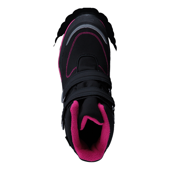 435-6608 Waterproof Warm Lined Black/Fuchsia
