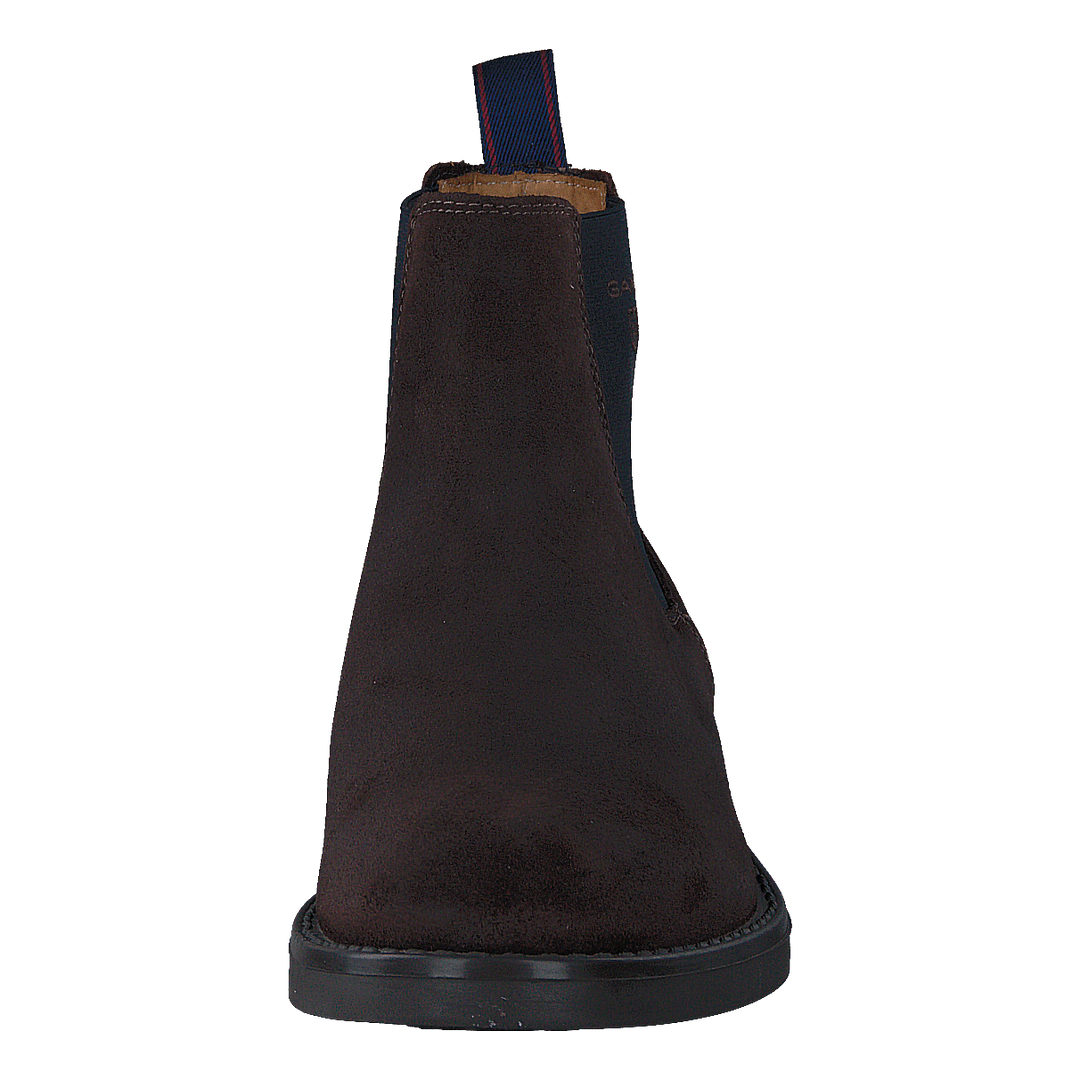 Oscar G46 Dark Brown Suede