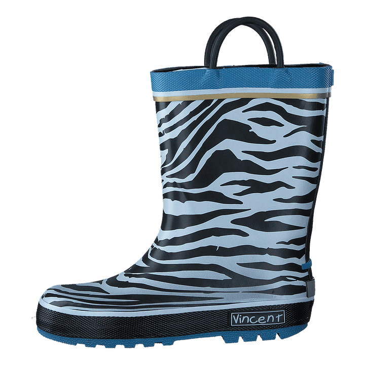Zebra Gold Blue