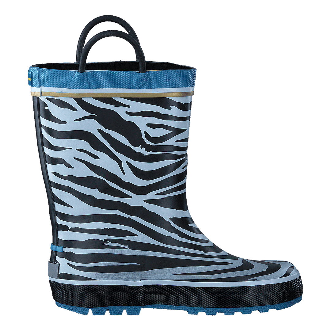 Zebra Gold Blue