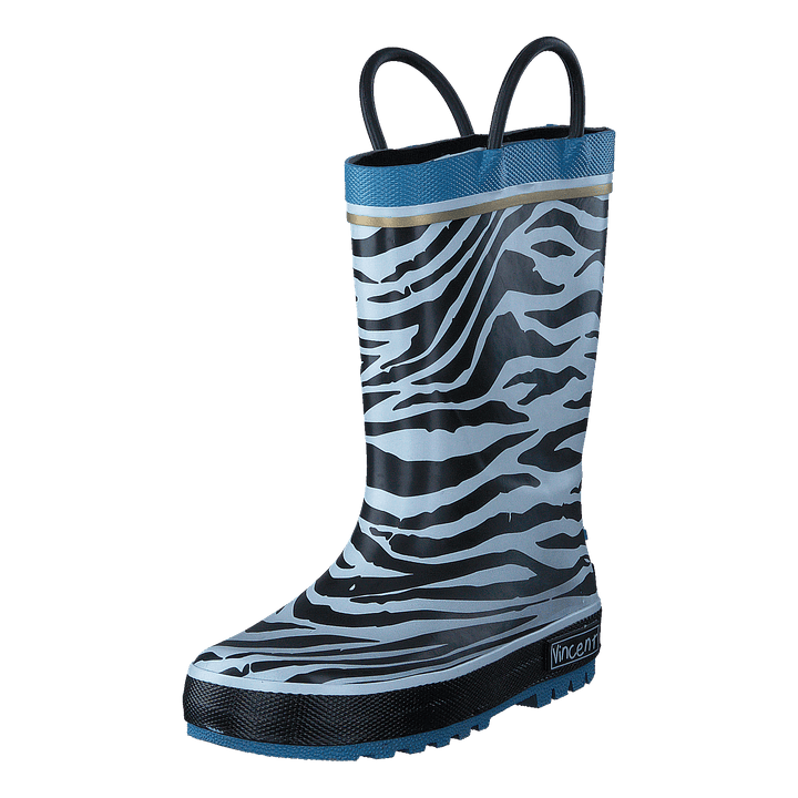 Zebra Gold Blue