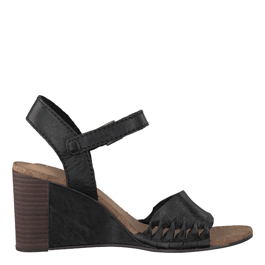 Spiced Poppy Black Leather