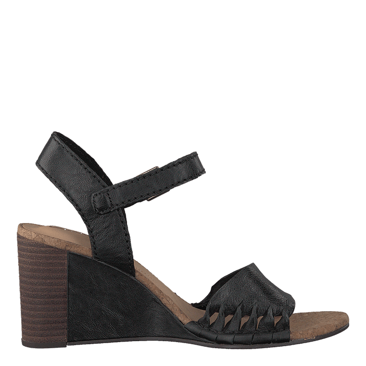 Spiced Poppy Black Leather