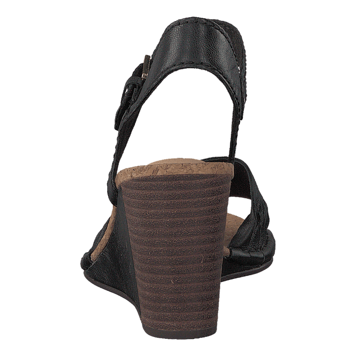 Spiced Poppy Black Leather