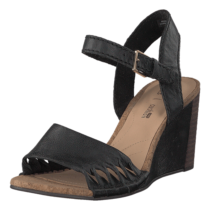 Spiced Poppy Black Leather