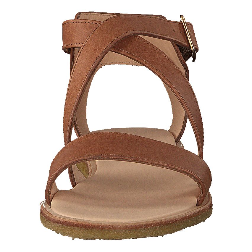 Sandal With Buckle Tan