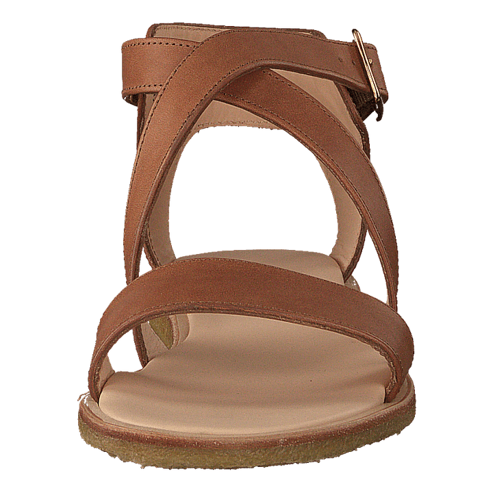 Sandal With Buckle Tan
