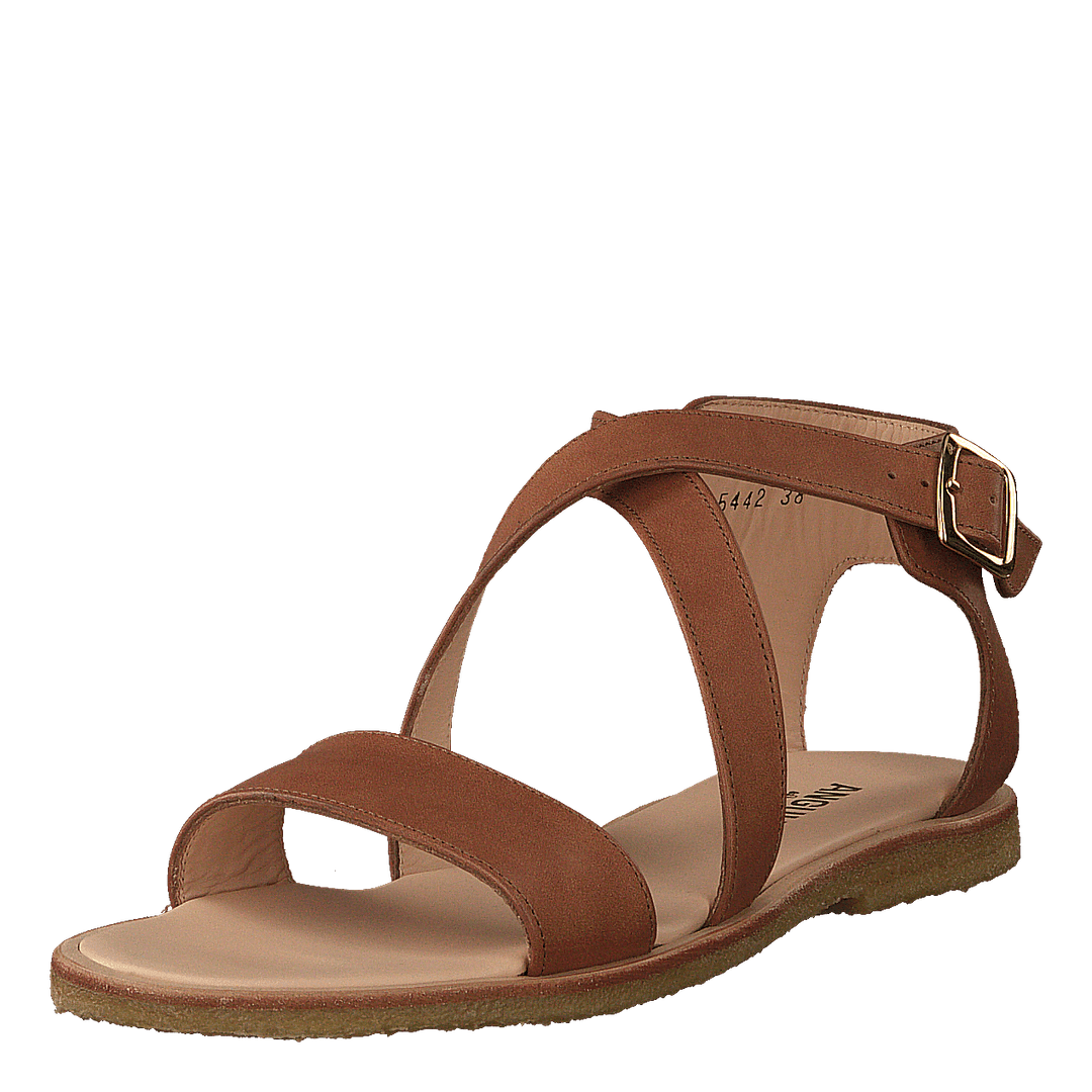 Sandal With Buckle Tan