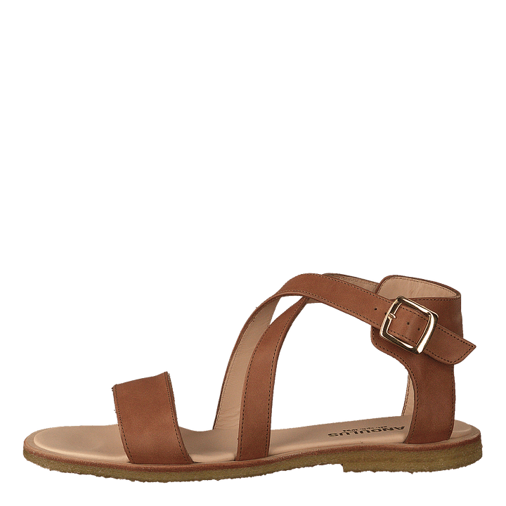 Sandal With Buckle Tan