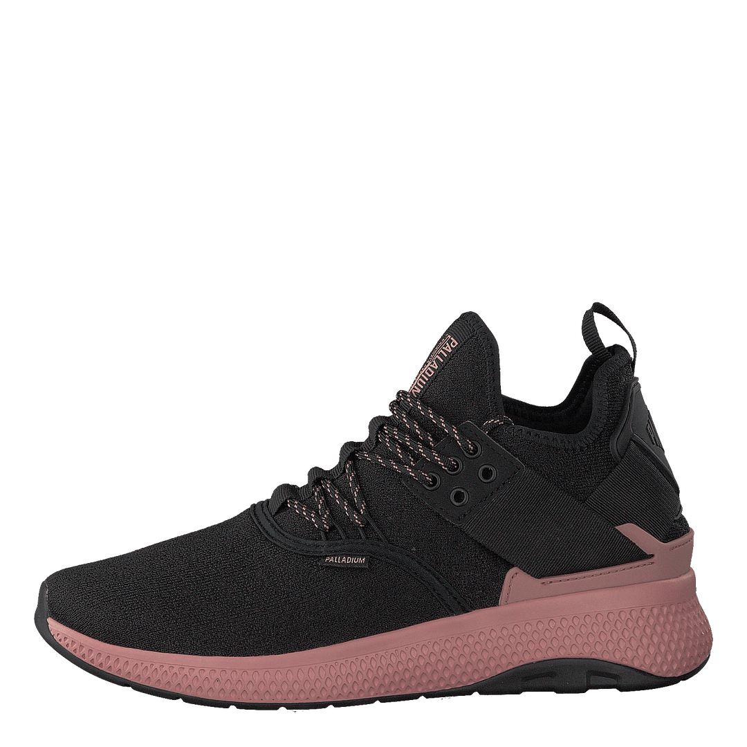 Ax_eon Lace Knit Black/Rose Tan - Heppo.com