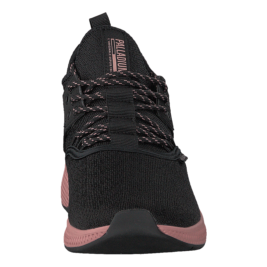 Ax_eon Lace Knit Black/Rose Tan - Heppo.com