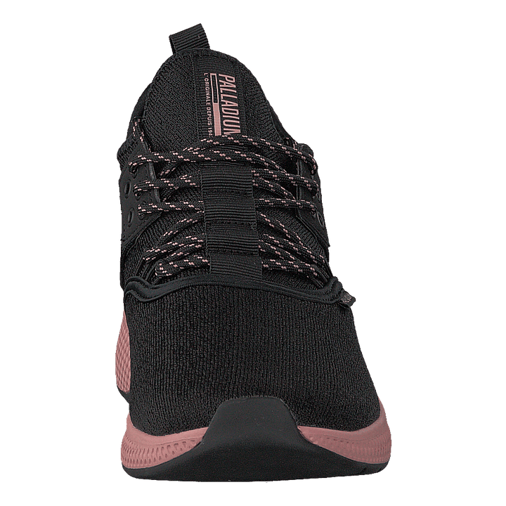 Ax_eon Lace Knit Black/Rose Tan - Heppo.com