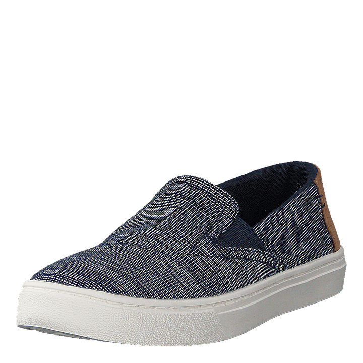 Luca Youth Navy Striped Chambray