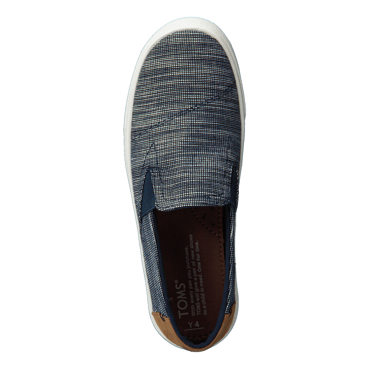 Luca Youth Navy Striped Chambray