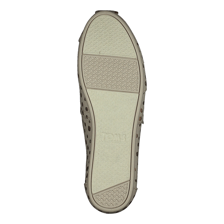 Alpargata Rose Gold/natural Canvas Dots