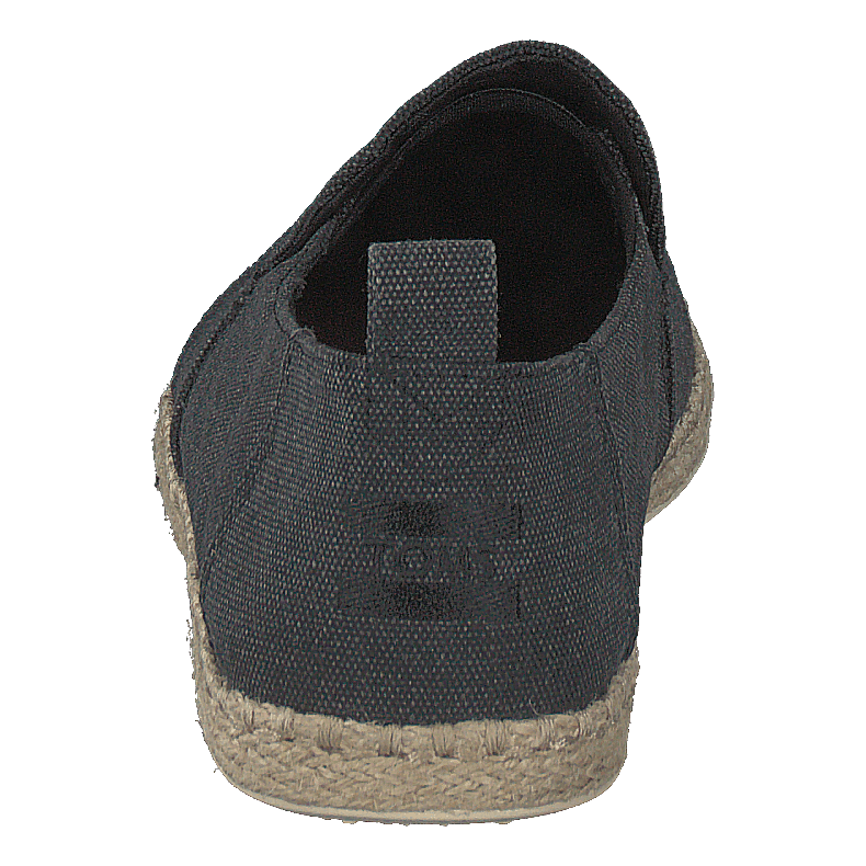 Deconstructed Alpargata Rope Black Washed Canvas/rope