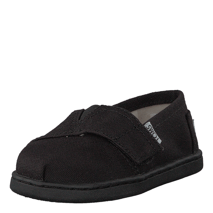 Alpargata Tiny Black Canvas