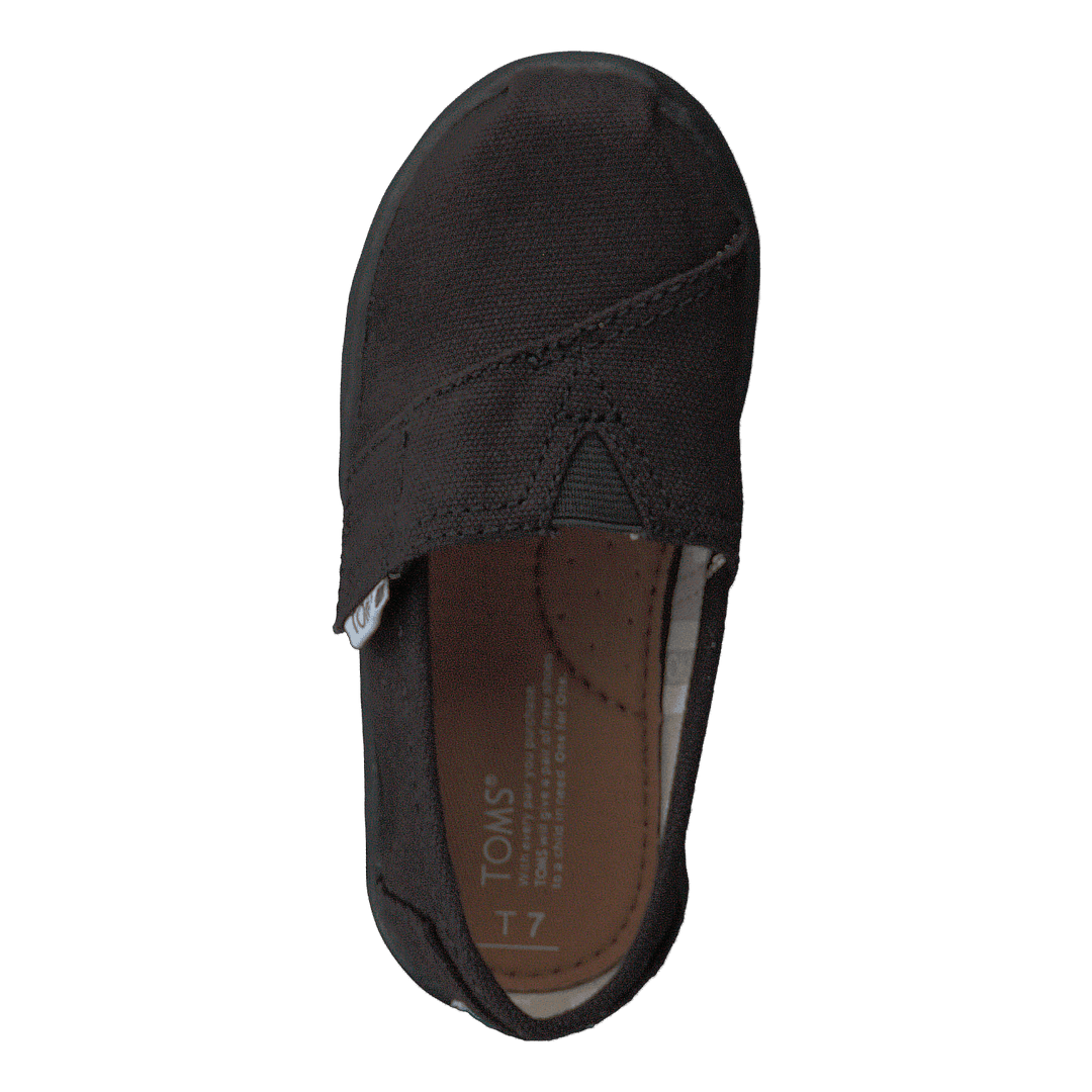 Alpargata Tiny Black Canvas