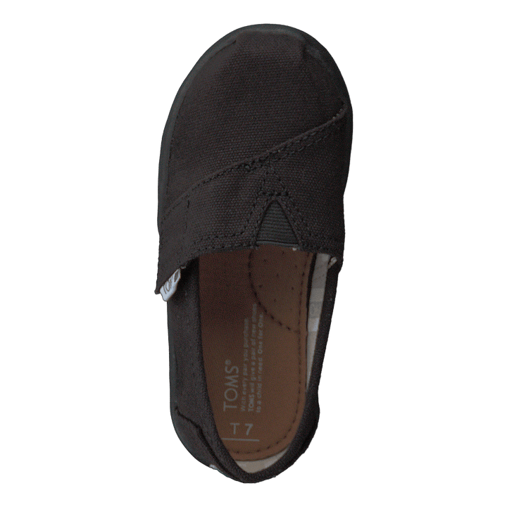 Alpargata Tiny Black Canvas