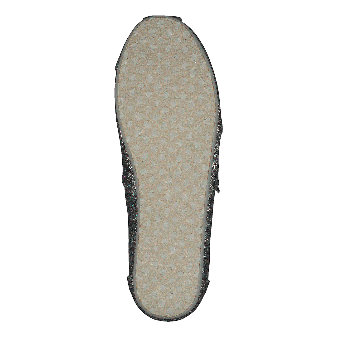 Alpargata Youth Silver Iridescent Glimmer