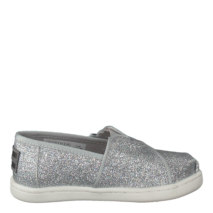 Alpargata Tiny Silver Iridescent Glimmer