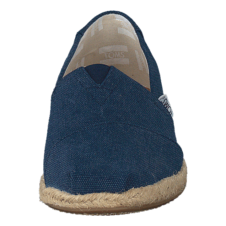 Alpargata Navy Washed Canvas Rope Sole