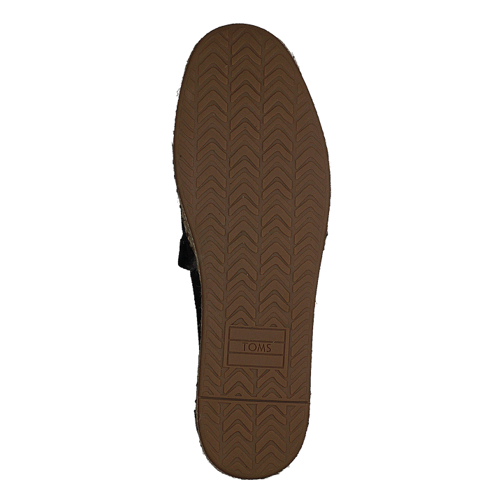 Deconstructed Alpargata Rope Black Suede
