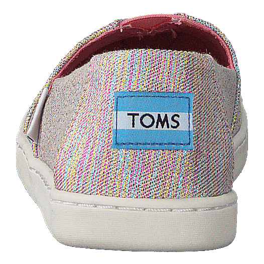 Alpargata Youth Pink Multi Twill Glimmer