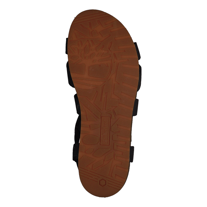 Malibu Waves Ankle Sandal Jet Black Naturebuck