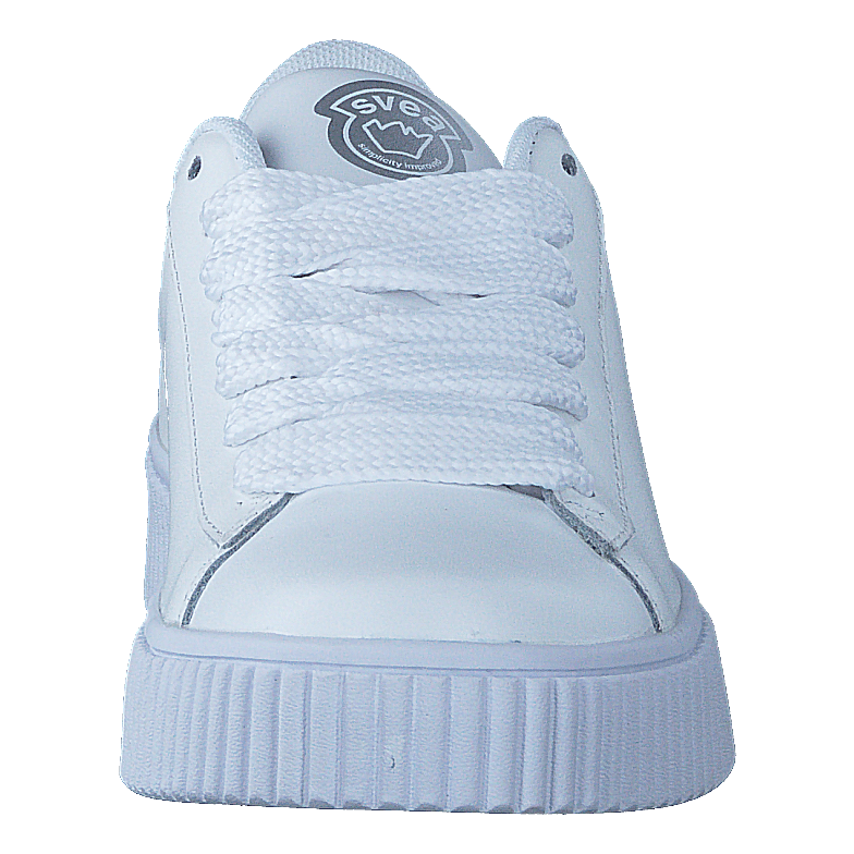 Anna Wide Lace Sneaker White