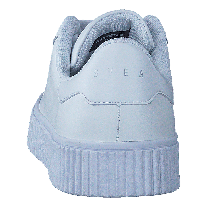 Anna Wide Lace Sneaker White
