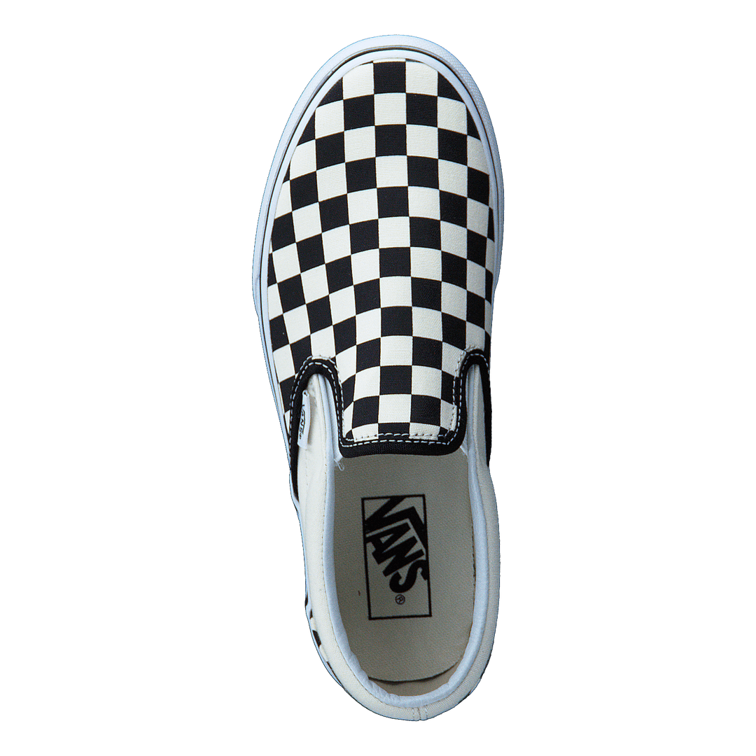 Ua Classic Slip-on Platform Black And White Checker/white - Heppo.com