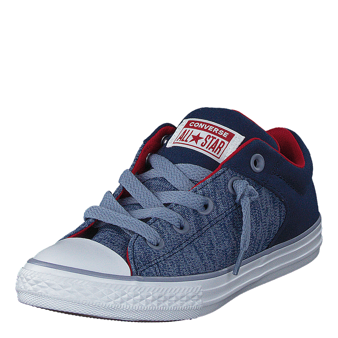Ct All Star High Street Slip Navy/glacier Grey/white