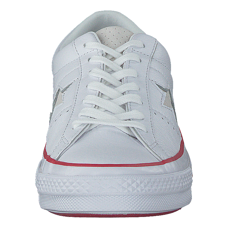 One Star - Ox White/gym Red/white